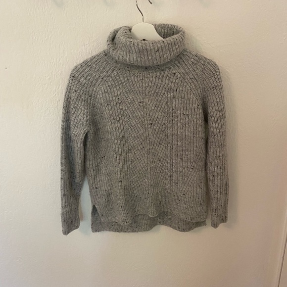 Madewell extra extra small gray turtleneck sweater - Picture 2 of 4